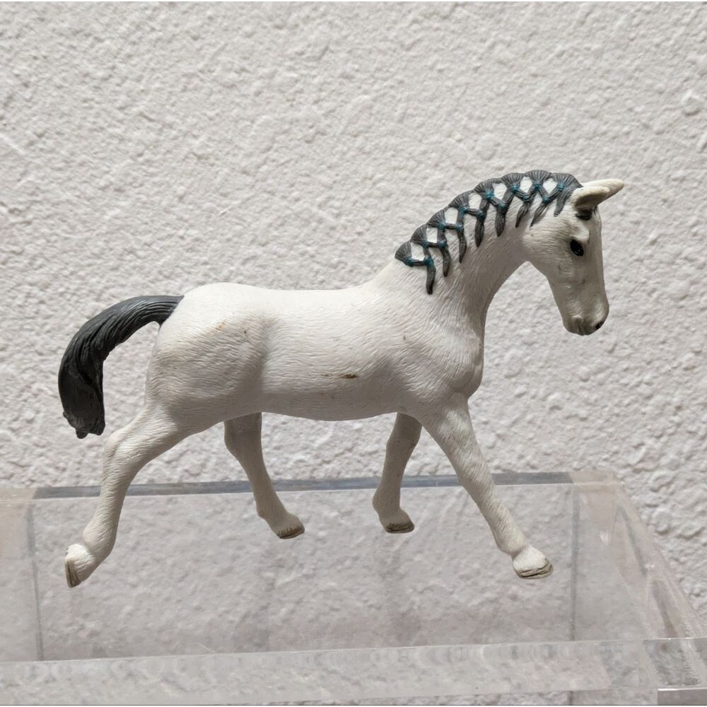 Schleich Gray Trakehner Horse Mare Figure Hair Ties 2018